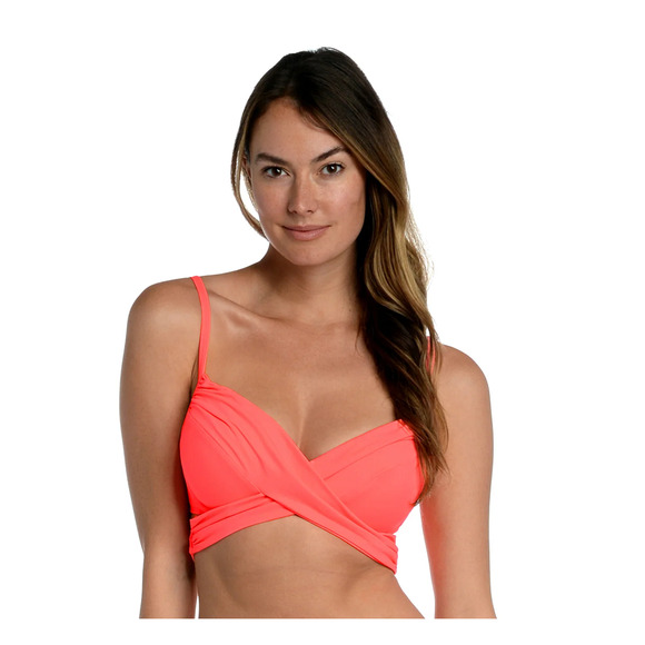 Ralph Lauren Foldover Bottom La Blanca Coral Island Goddess Top 4 NEW - Picture 10 of 11